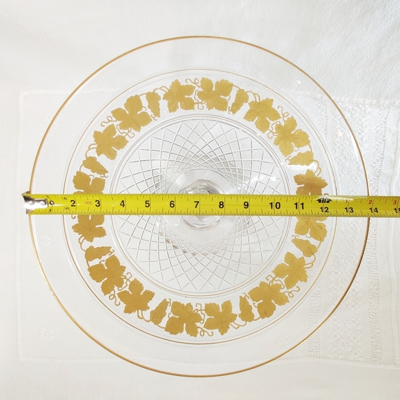 Val Saint Lambert Vintage Centerpiece Bowl, Cut Crystal, 1940-50, Belgian Glass - Picture 11 of 13